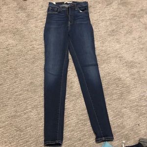 Kancan dark high waist skinny jeans size 25